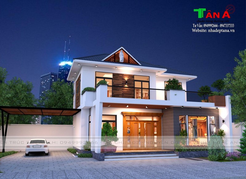 Nhà 2 tầng hiện đại tại Nghệ An