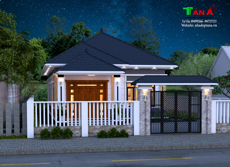Nhà cấp 4 hiện đại ở Nghệ An
