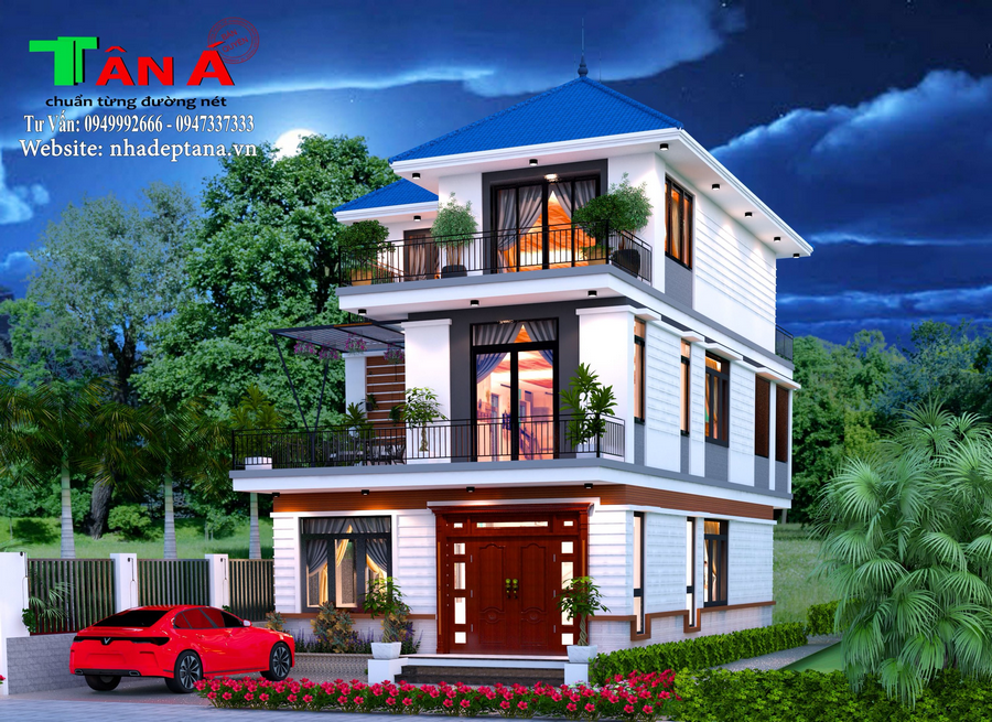 mẫu nhà hiện đại Nghệ An