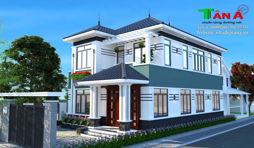  Dự án nhà ở 2 tầng hiện đại đẹp hút hồn tại Hưng Nguyên - Nghệ An 