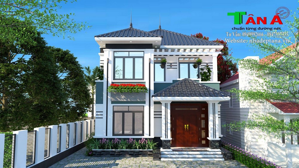  Dự án nhà ở 2 tầng hiện đại đẹp hút hồn tại Hưng Nguyên - Nghệ An 
