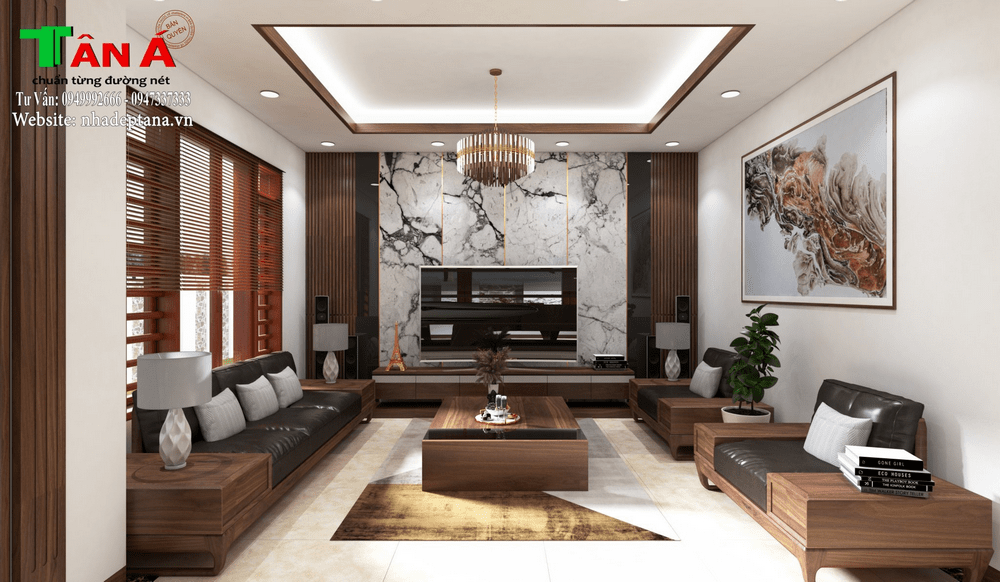 Thiết kế nội thất đẹp hiện đại chi phí từ 60k/1m2 - Vinahouse