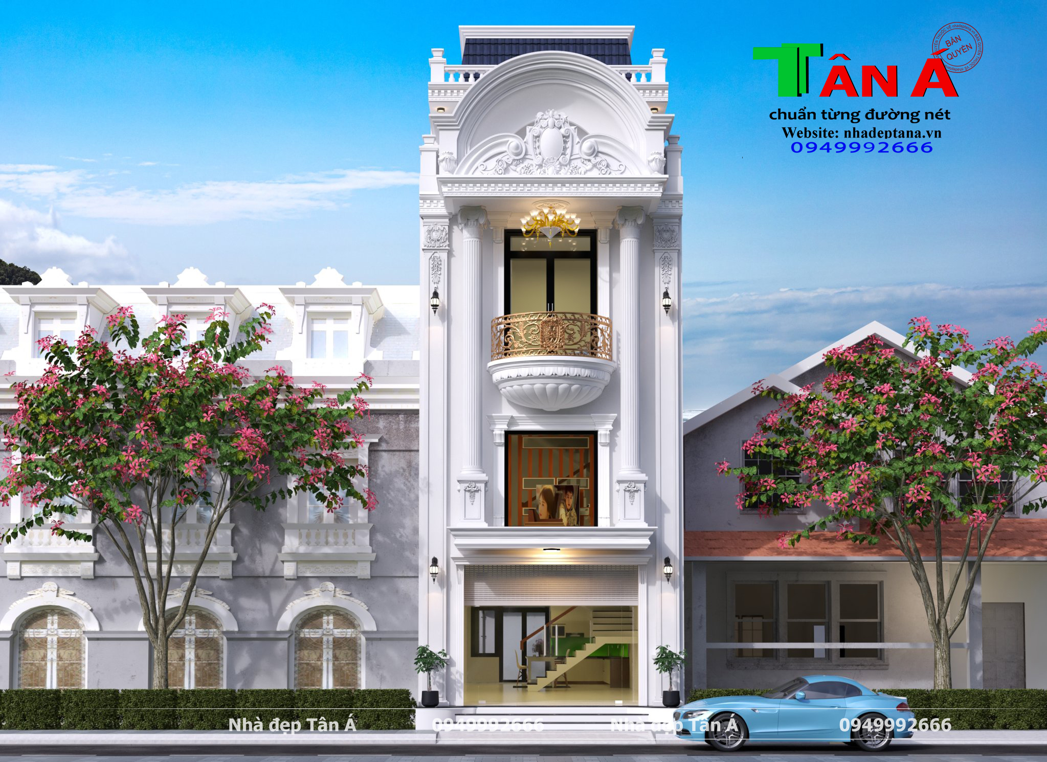 Nhà 2 tầng đẹp tân cổ điển & 5 gợi ý đẹp mê mẩn | Trần Anh Group