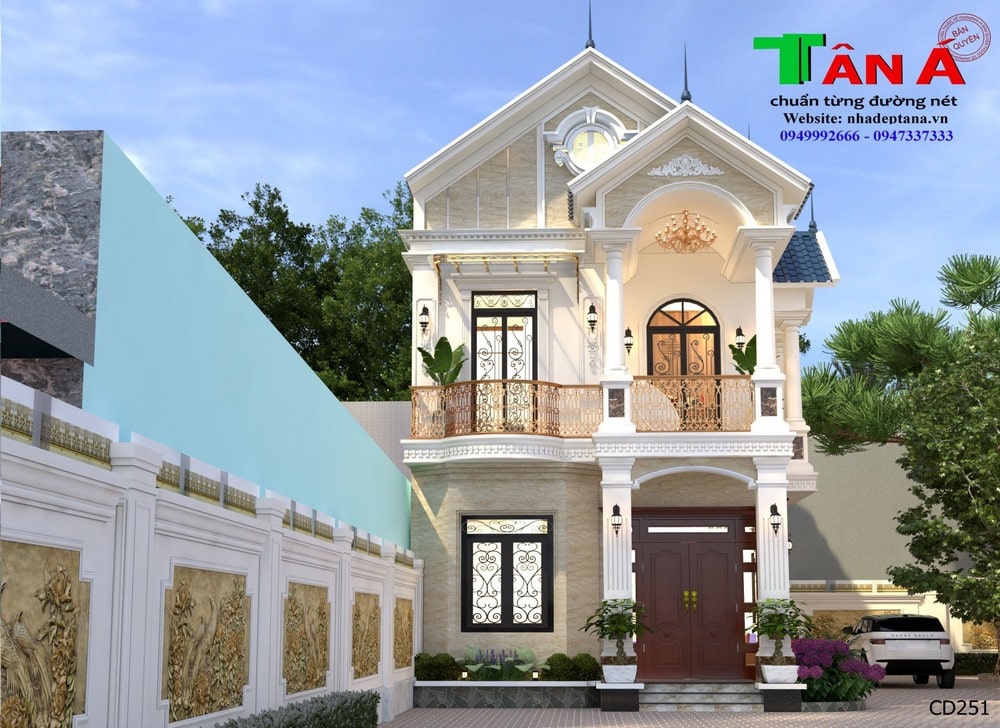 101+ mẫu thiết kế nhà mái Thái 2 tầng đẹp, hiện đại 2023