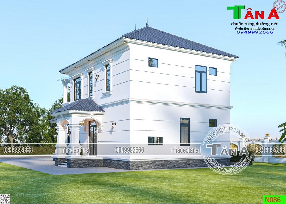 Mẫu 2 tầng mái nhật được ưa chuộng tại Nam Đàn